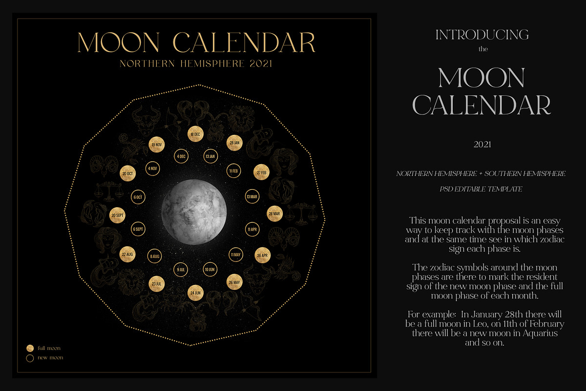 Astro -Cosmic Event Calendar Creator, an Illustration by Isabelle Salem (Photo 5 of 14)
