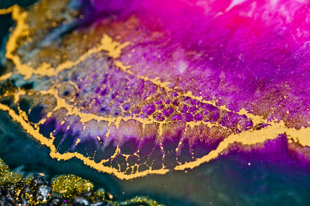Epoxy resin art. Abstract compositio, a Background Photo by eleana