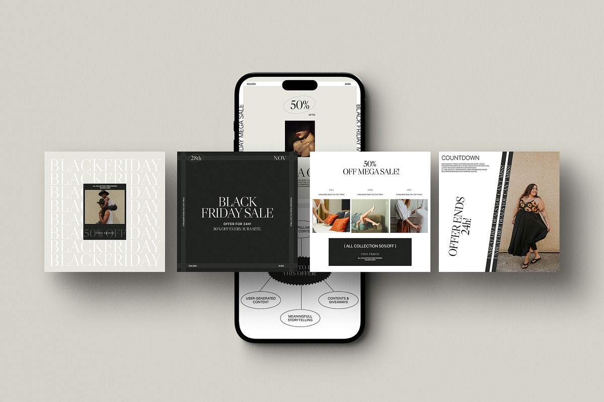 Black Friday Sale Template, a Social Media Template by Creatiya Type (Photo 4 of 6)