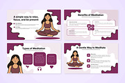 Mindfulness & Breathing Infographic, a Work Illustration by trabaskriya (Thumbnail 4 of 5)
