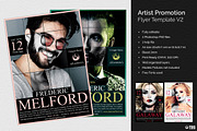 Artist Promotion Flyer Template V2, a Flyer Template by ThatsDesignArt (Thumbnail 2 of 12)