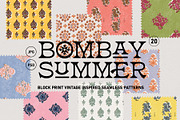 Vintage Block Seamless Patterns, a Pattern Graphic by angelainthefields (Thumbnail 1 of 9)
