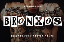 Bronxos – Collage Punk Poster Fonts