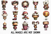 Whimsical Christmas Clipart Bundle, an Illustration by Craft Nest (Thumbnail 3 of 6)