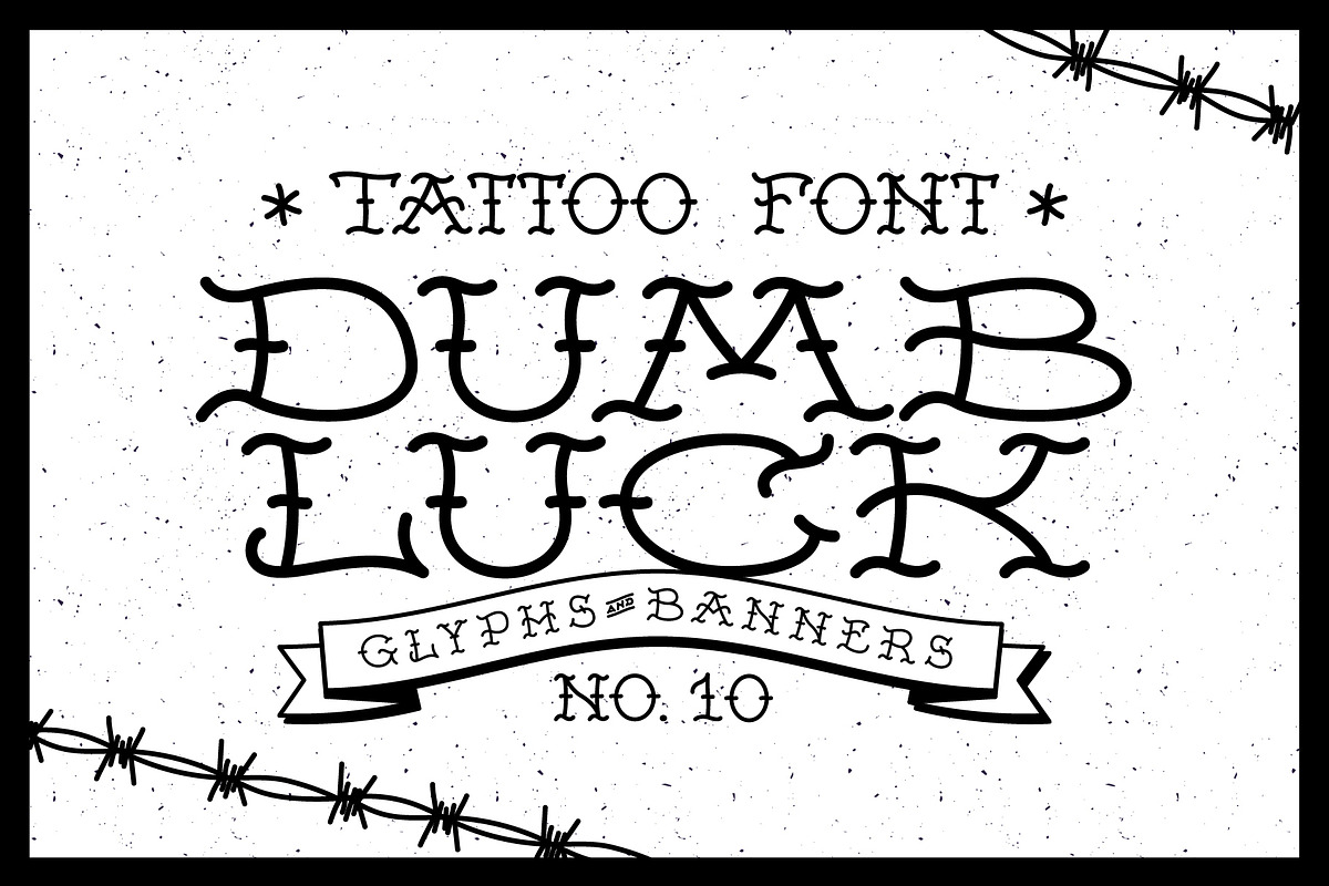 Dumb Luck, a Handwritten Font by Dead Moose Studio (Photo 1 of 10)