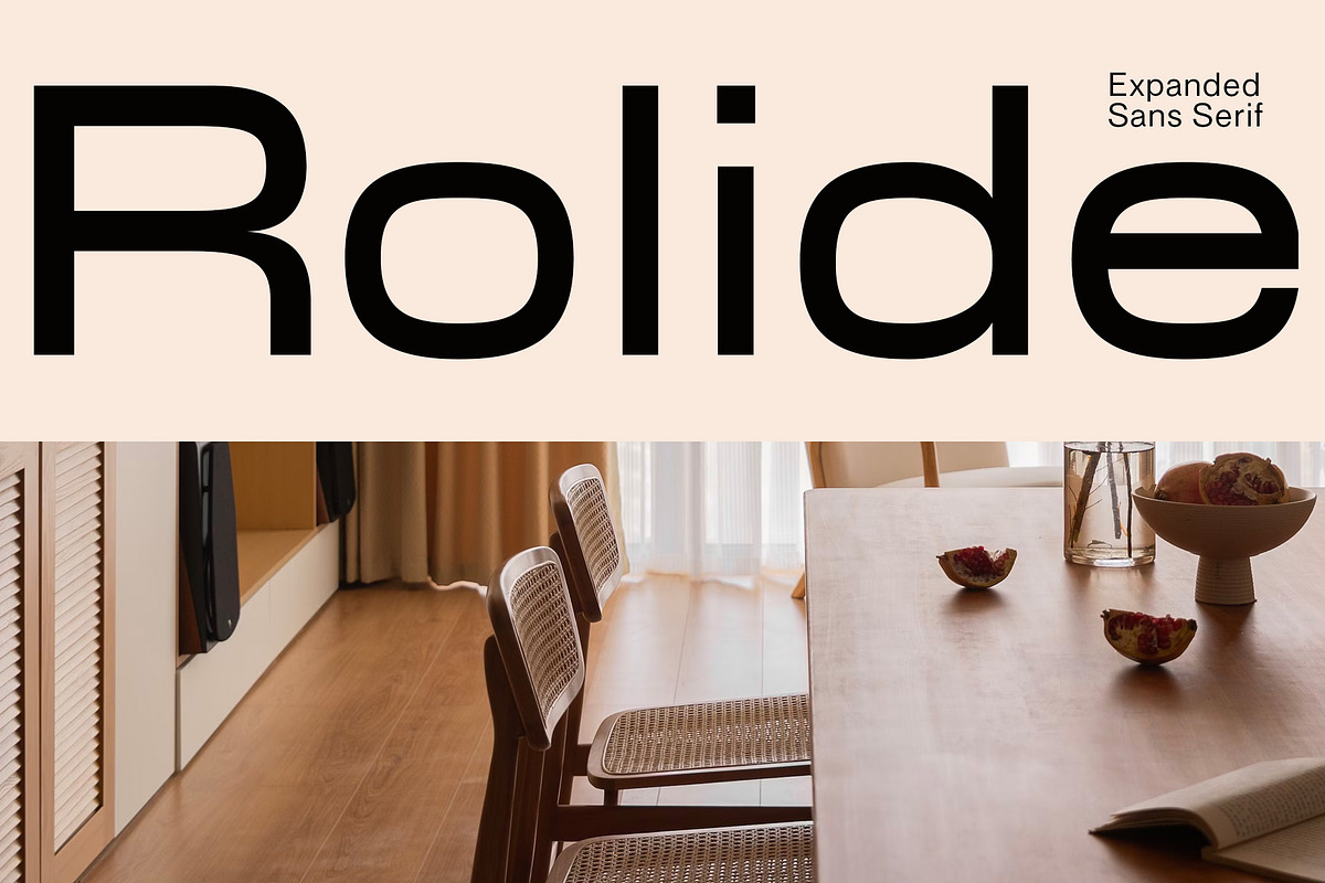 Rolide – Expanded Sans Serif, a Sans Serif Font by Craft Supply Co. (Photo 1 of 8)
