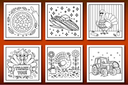 Easy Thanksgiving Coloring Book, an Illustration by shopcosm (Thumbnail 3 of 3)