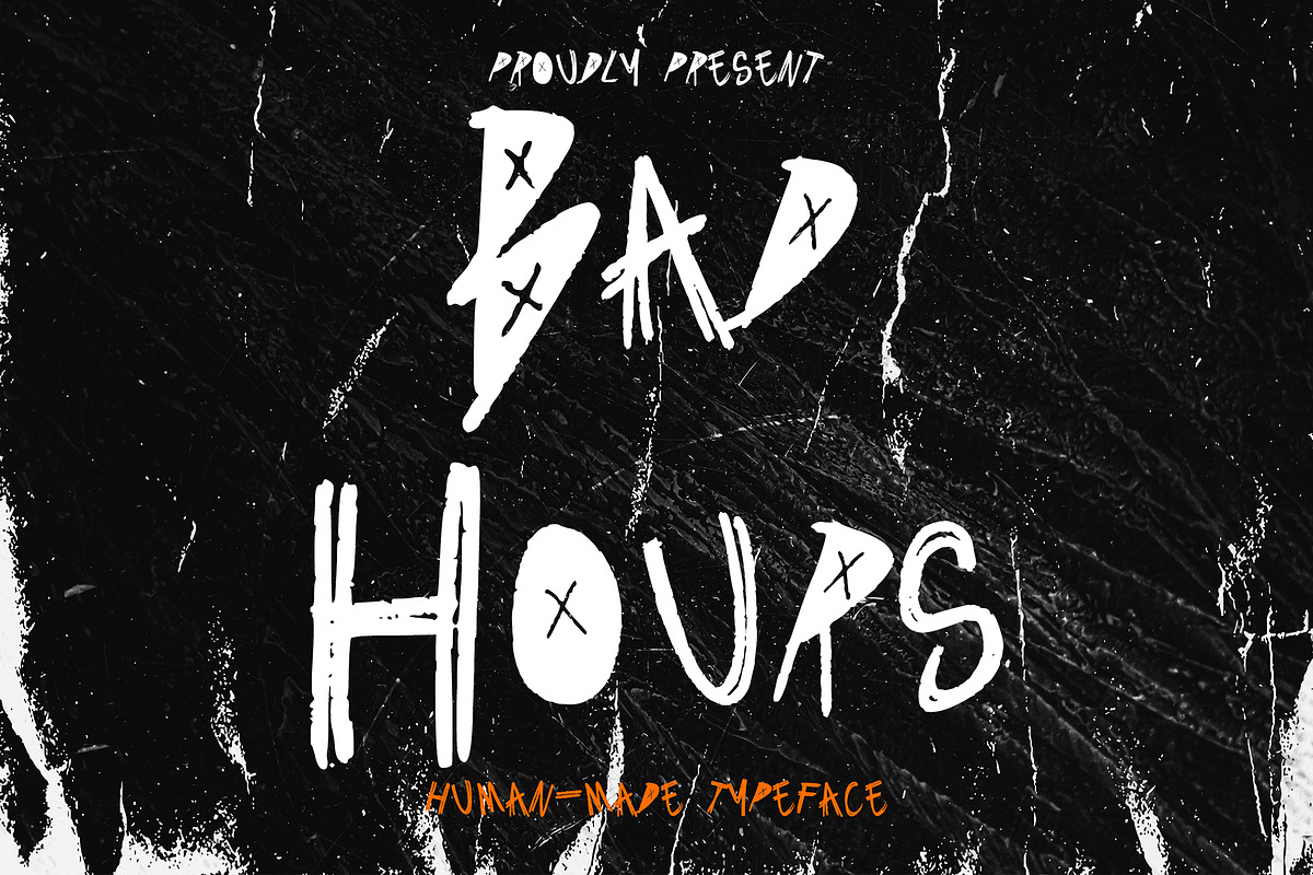 Bad Hours – A Modern Attitude Font, a Handwritten Font by Dm Studio (Photo 1 of 8)