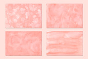 Coral Watercolor Backgrounds, a Texture Graphic by Megs Lang (Thumbnail 3 of 3)