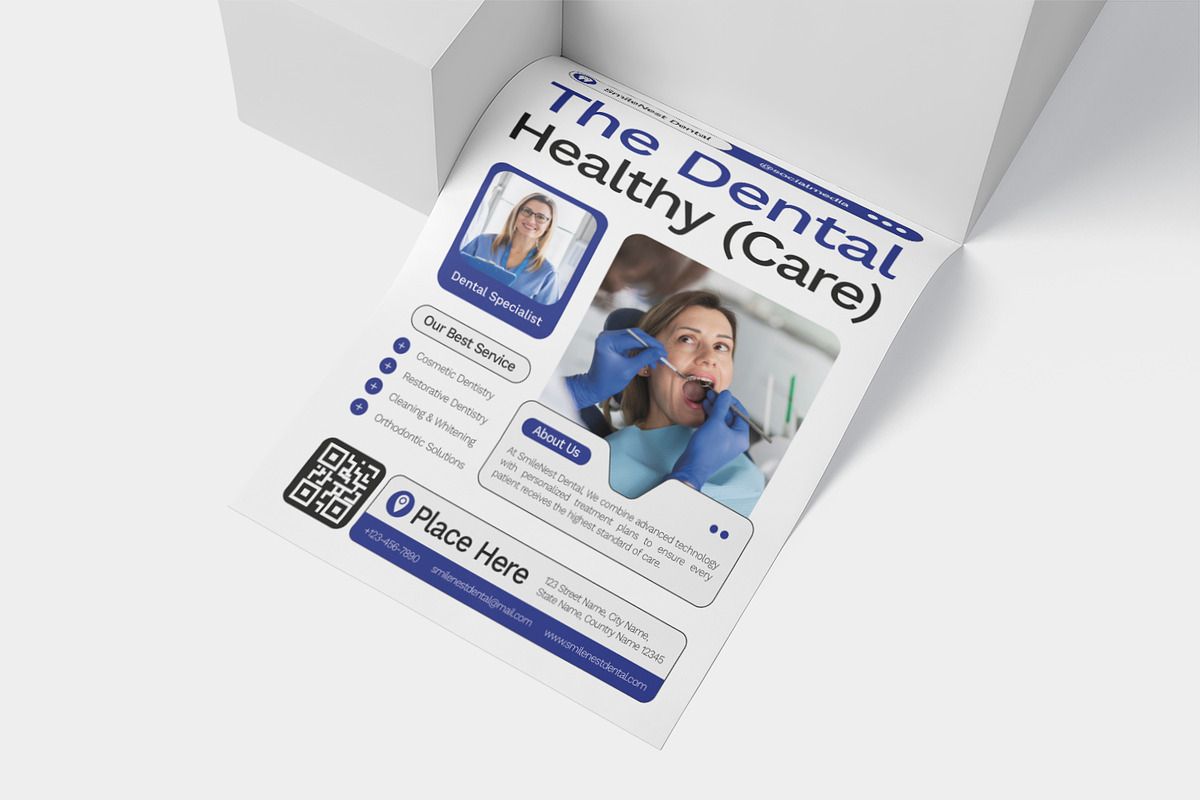 SmileNest Dental Minimalism - Flyer preview 2
