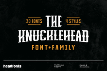 Knucklehead Font Family