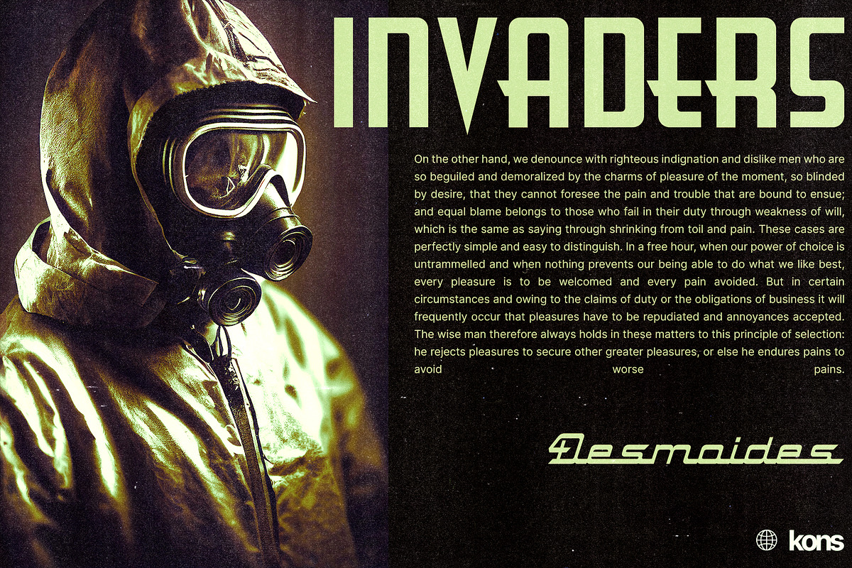 Atompunk - Retro Futurism Fonts, a Font by Konstantine Studio (Photo 4 of 10)