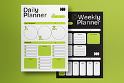 Daily And Weekly Planner, a Flyer Template by graphicook (Thumbnail 1 of 2)