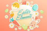 Big Set of Easter Elements, an Object Graphic by Daraon (Thumbnail 1 of 6)