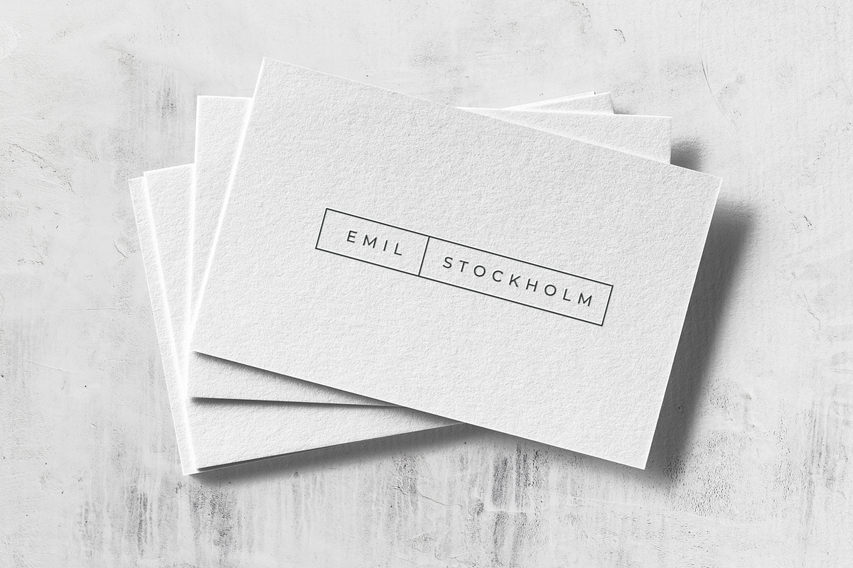 Stockholm Business Card Template, a Business Card Template by The Denizen Co. (Photo 4 of 4)