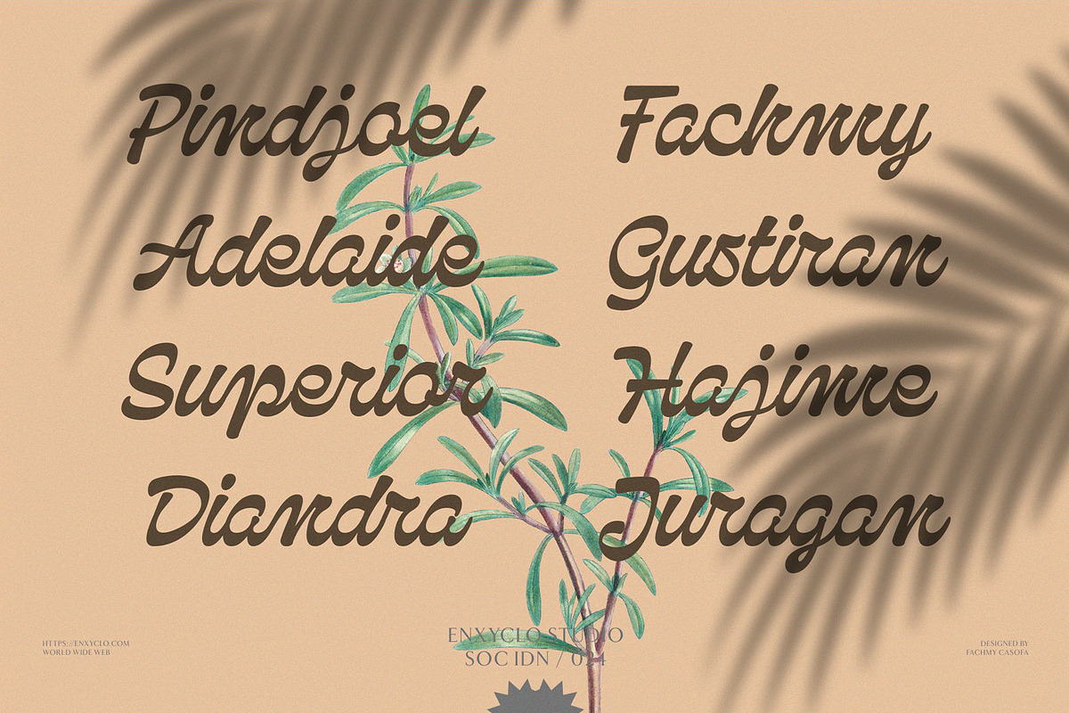 NCL Qanproy Woldriug, a Script Font by Enxyclo Studio (Photo 12 of 19)