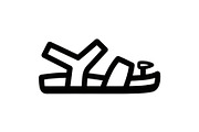 Beach Sandals Flip Flop Vector Bundl, an Illustration by jahid234 (Thumbnail 23 of 49)