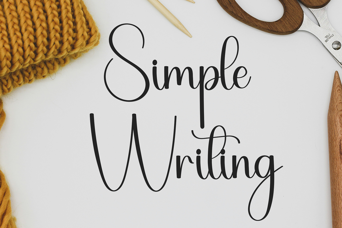 Snowing Outside, a Handwritten Font by FreshTypeINK (Photo 4 of 8)