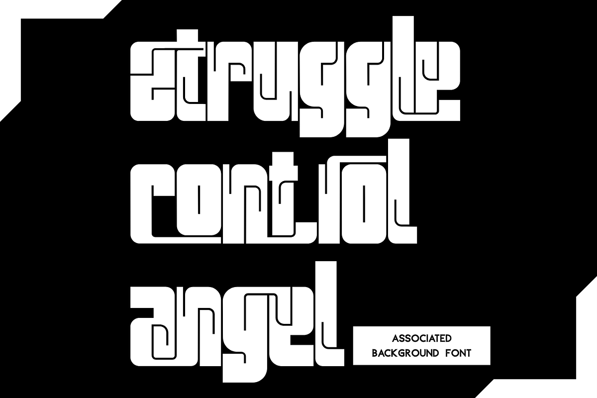 Associated Background - Geometric, a Sans Serif Font by 177Studio (Photo 2 of 8)