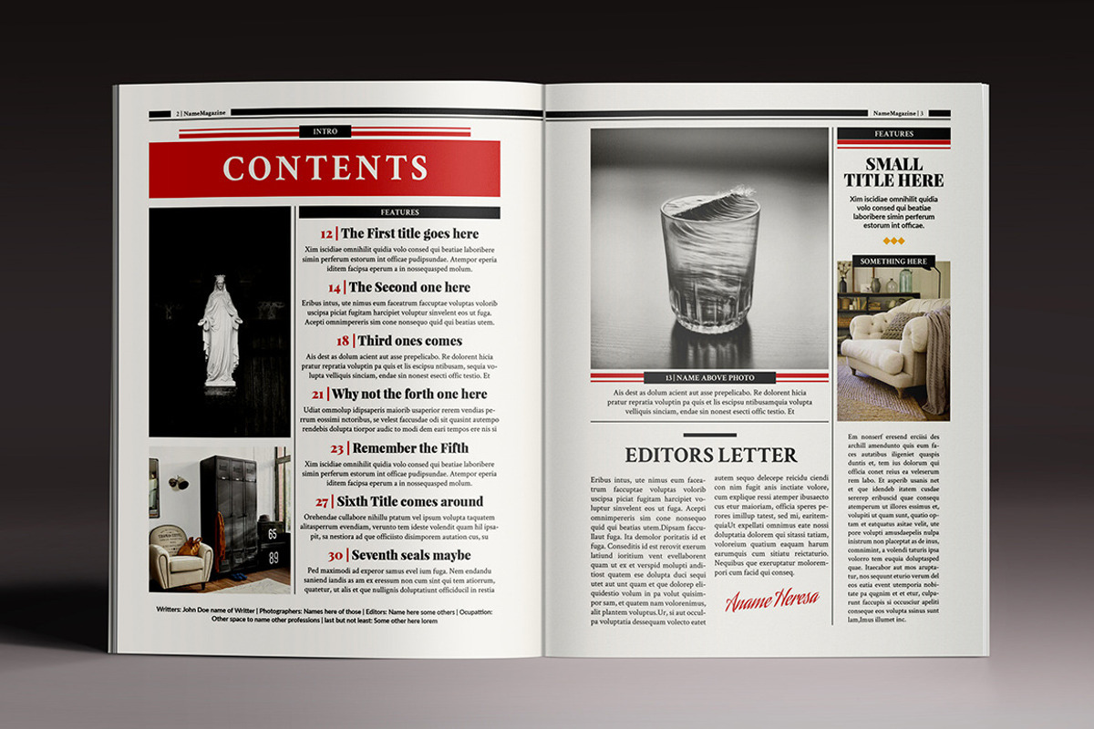 Magazine Bundle 10, a Magazine Template by Luuqas Design (Photo 5 of 12)