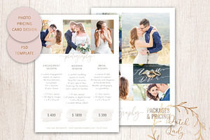 PSD Photo Price Card Template 15