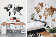 Vintage map Element Set, a Texture Illustration by LeiaSW (Thumbnail 5 of 6)