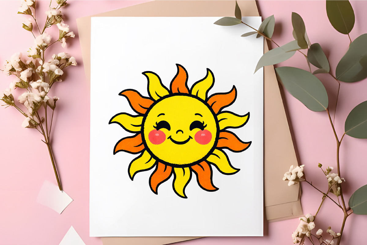 Watercolor Sunny Beach Clipart PNG, an Illustration by RobertsArt (Photo 5 of 5)