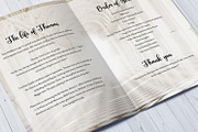 Heavenly Funeral Program Template, a Brochure Template by Template Shop (Thumbnail 2 of 4)