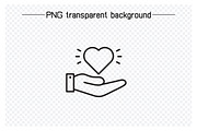 Wedding and Valentine Line Icons Set, an Outline Icon by Designfour (Thumbnail 3 of 8)