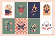 Mysterious Boho Clipart & posters, an Object Graphic by Sofico (Thumbnail 9 of 26)
