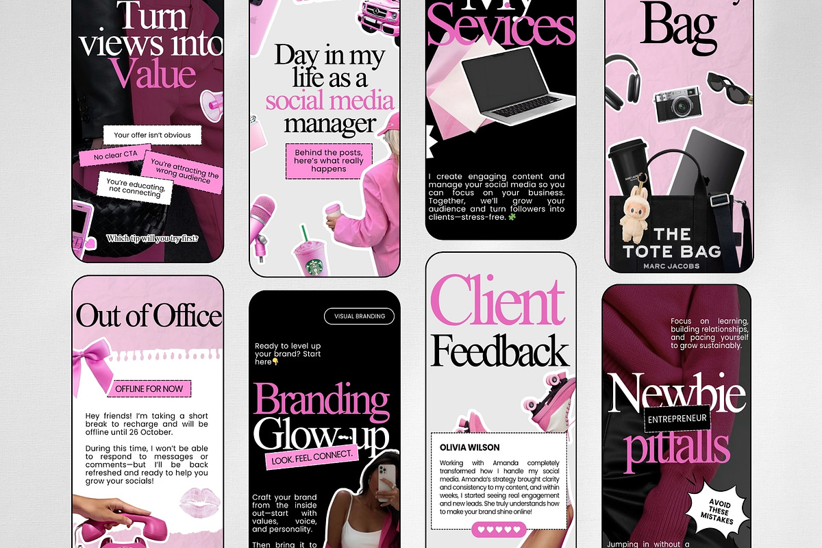 Social Media Manager Insta Template preview 3