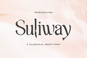 Suliway - Display Serif Font