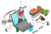 Law & Justice Set 01, a Person Illustration by AndriiStore (Thumbnail 9 of 11)