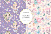 Fairies & Butterflies Digital Papers, a Pattern Graphic by Masha  Studio (Thumbnail 5 of 10)