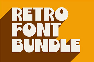 Retro Font Bundle