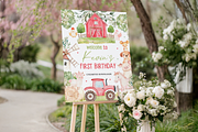 Farm Animal Birthday Welcome Sign, a Templates & Theme by VeliusCreativeStudio (Thumbnail 3 of 3)