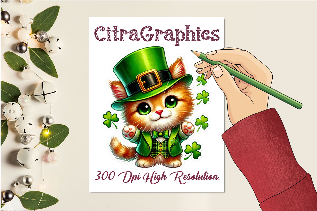 Saint Patrick's Animals Clipart, an Illustration by CitraGraphics (Photo 4 of 5)