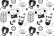 Nursery Art Funny Jungle Animals, an Animal Illustration by Nursery Art (Thumbnail 8 of 13)