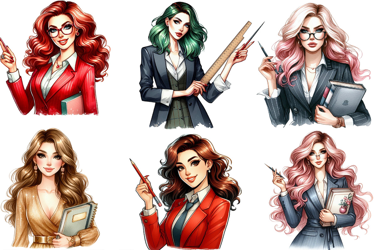 Back to School Teacher Sublimation, an Illustration by Designking (Photo 3 of 4)