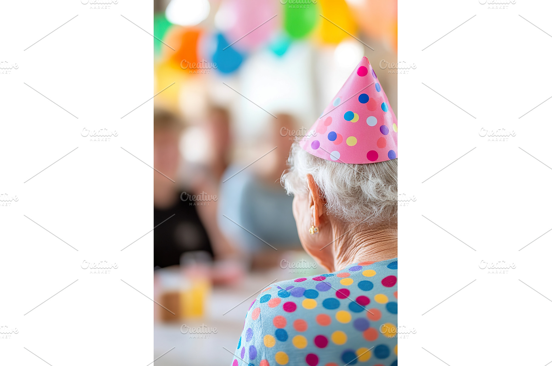Elderly caucasian female celebrating, a Person Photo by Lermont51