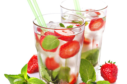 Strawberry Mojito Summer Cocktail Dr Featuring Alcohol Background And preview 6