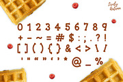 Waffle Font, a Handwritten Font by LivelyAutumn11.11 (Thumbnail 3 of 4)