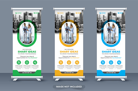 Company advertisement roll up banner, a Flyer Template by Iftikhar Alam