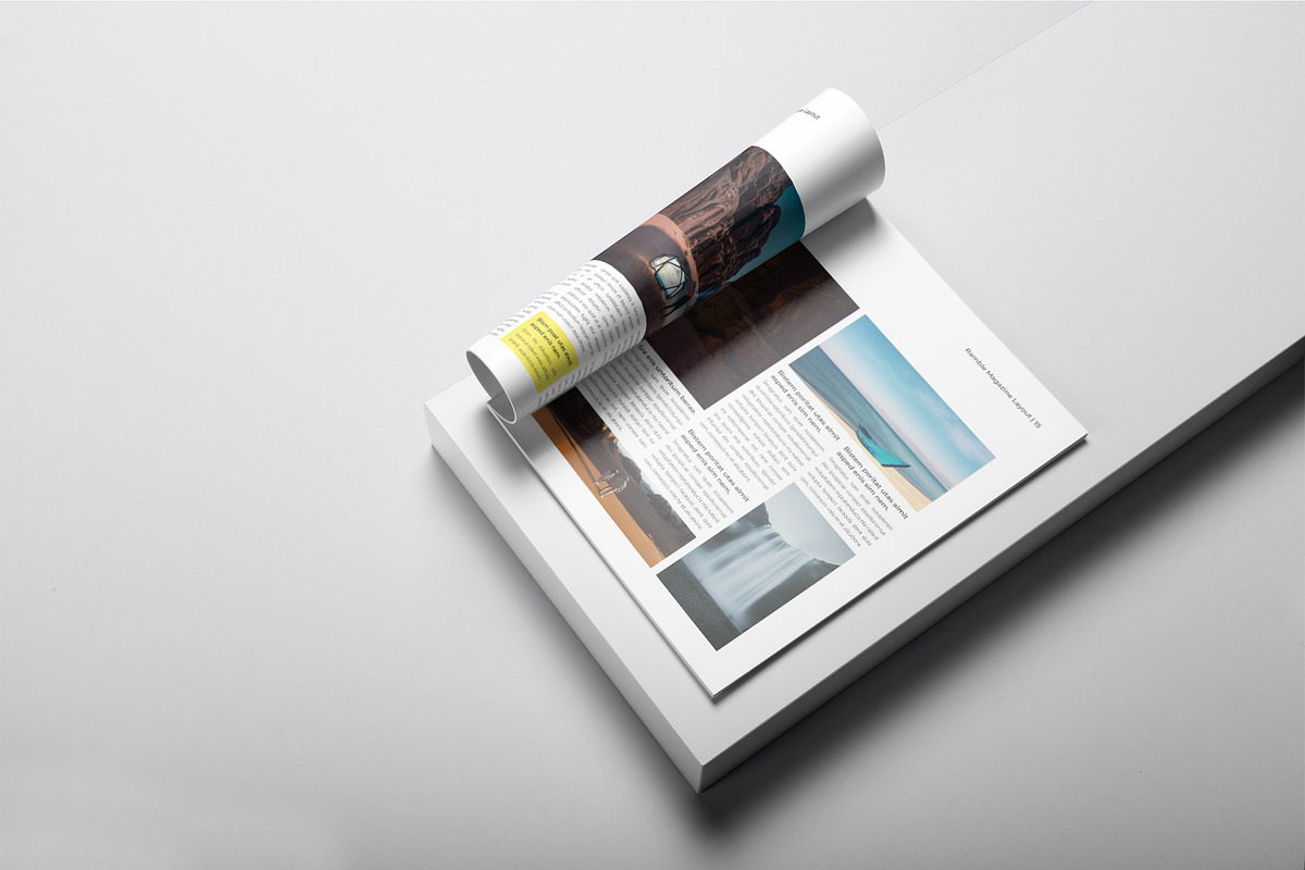 Luxury Travel Magazine Template preview 7