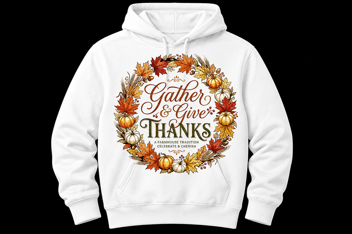 Gather Give Thanks Farmhouse, an Object Graphic by Artivon (Photo 2 of 3)