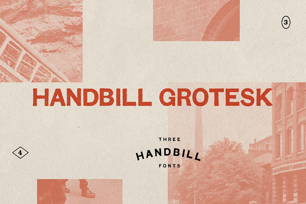 Handbill: letterpress type family, a Slab Serif Font by Polymath (Photo 11 of 14)