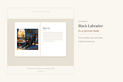 Black Labrador Illustrations, 30, an Animal Illustration by LanternkinStudio (Thumbnail 3 of 14)