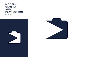 MODERN CAMERA AND PLAY BUTTON LOGO, a Branding & Logo Template by miracle05