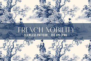 NOBILITY TOILE Seamless Pattern