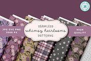 Floral Vintage Botanical Pattern Set, a Pattern Graphic by Traveling Designer (Thumbnail 1 of 7)